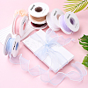 1Roll 5 Yards ABS Pearl Edged Mesh Ribbon for Bowknot Making OCOR-YW0001-13A-6