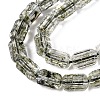 Crackle Transparent Glass Beads Strands GLAA-N068-05A-02-3