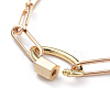 Iron Paperclip Chain Bracelets BJEW-JB05113-3