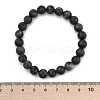 Natural Larvikite Beads Stretch Bracelets BJEW-F380-01-B14-5