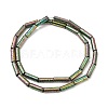 Electroplated Natural Lava Rock Beads Strands G-K388-03B-08-1