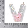 Resin Pendants RESI-B029-01P-V-3