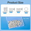 120Pcs 4 Styles Iron Dreadlocks Beads Hair Decoration FIND-TA0005-09S-4