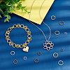   285Pcs 12 Styles Brass Jump Rings KK-PH0009-07-4