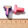 UV Plating Opaque Acrylic European Beads SACR-Z007-01T-3
