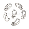 Tarnish Resistant Polished 304 Stainless Steel Keychain Clasp Findings STAS-R072-59A-4