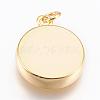 Brass Pendant Cabochon Settings KK-P146-06G-2