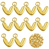 10Pcs Rack Plating Brass Pendants KK-SZ0002-55G-V-1