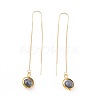 Natural Gemstone Dangle Earrings EJEW-JE03592-3