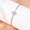 304 Stainless Steel Bangles for Women BJEW-N040-01A-P-4