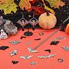40Pcs 10 Styles Tibetan Style Alloy Pendants TIBEP-SC0003-03-4