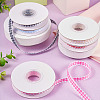 10 Yards Flat Polycotton(Polyester Cotton) Ribbon OCOR-TAC0030-01H-5