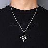 Non-Tarnish 201 Stainless Steel Pendant Necklaces for Man NJEW-Q336-02F-P-3