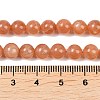 Natural Sunstone Beads Strands G-G342-A02-7mm-5