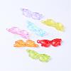 Transparent Acrylic Big Pendants TACR-S132-01-1