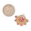 6Pcs Glass Pendans PALLOY-MZ01222-3