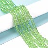 Electroplate Glass Beads Strands EGLA-A034-T6mm-L17-4