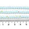 Opaque Glass Beads Strands EGLA-A035-P4mm-L10-4