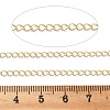 Brass Curb Chains KK-P304-02B-KCG-2