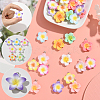 28Pcs 7 Colors Baking Paint Opaque Resin Pendants FIND-SC0019-45-3