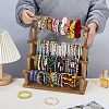 4-Tier Wood Bracelet Organizer Display Stands BDIS-WH0010-16B-3