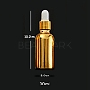 Empty Portable Glass Dropper Bottles MRMJ-WH0072-24B-1