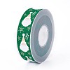 Polyester Grosgrain Ribbon for Christmas SRIB-P013-B02-2