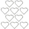 10Pcs Sterling Silver Linking Rings STER-BC0003-30-1