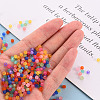 Frosted Transparent Acrylic Beads X-MACR-S371-11A-5