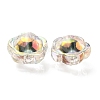 UV Plating Rainbow Iridescent Acrylic Beads OACR-A014-03I-2