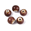 Vintage Handmade Porcelain Beads PORC-Q006-13A-16-1