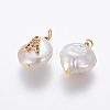 Natural Cultured Freshwater Pearl Pendants PEAR-L027-01A-2