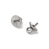 304 Stainless Steel Cup Pearl Peg Bails Pin Pendants STAS-L300-004C-P-2