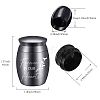 Stainless Steel Cremation Urn AJEW-CN0001-89A-2