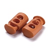 Plastic Spring Cord Lock Stopper Cylinder FIND-I013-A08-2