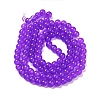 Baking Paint Imitation Jade Glass Round Bead Strands X1-DGLA-Q021-8mm-27-2