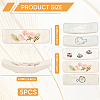 5Pcs 5 Styles Ceramic Chopsticks Stand DJEW-CP0001-38B-2