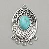 Synthetic Turquoise Chandelier Component Links FIND-TAC0011-49B-AS-1