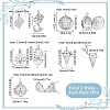 SUNNYCLUE 10Pcs 5 Styles Jewelry Making Finding Sets DIY-SC0020-05-2