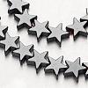 Non-magnetic Synthetic Hematite Bead Strands G-F300-24C-09-1