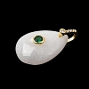 Natural White Jade Pendants GG-CBA7610-07G-01-2
