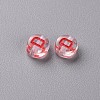 Transparent Clear Acrylic Beads MACR-N008-44D-2