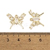 Brass Micro Pave Clear Cubic Zirconia Pendants KK-L212-03G-3