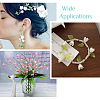  Jewelry 550Pcs 11 Colors Spray Paint ABS Plastic Imitation Pearl Beads MACR-PJ0001-06-9