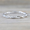Alloy and Crystal Rhinestone Finger Rings FS-WGF6D8C-07-2