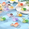 20Pcs Snail Resin Pendants RESI-FS0002-12-9