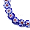 Handmade Millefiori Lampwork Beads Strands LAMP-G166-15A-3