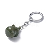 Natural Indian Agate Keychains KEYC-P011-04P-04-3