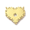 Rack Plating Brass Micro Pave Clear Cubic Zirconia Connector Charms KK-P230-05G-04-2