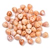 Two Tone Opaque Acrylic Imitation Gemstone Beads OACR-T033-04-2